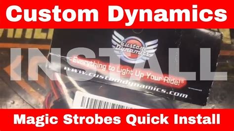 The Custom Dynamics Magic Strobe: Adding Style and Functionality to Your Motorcycle